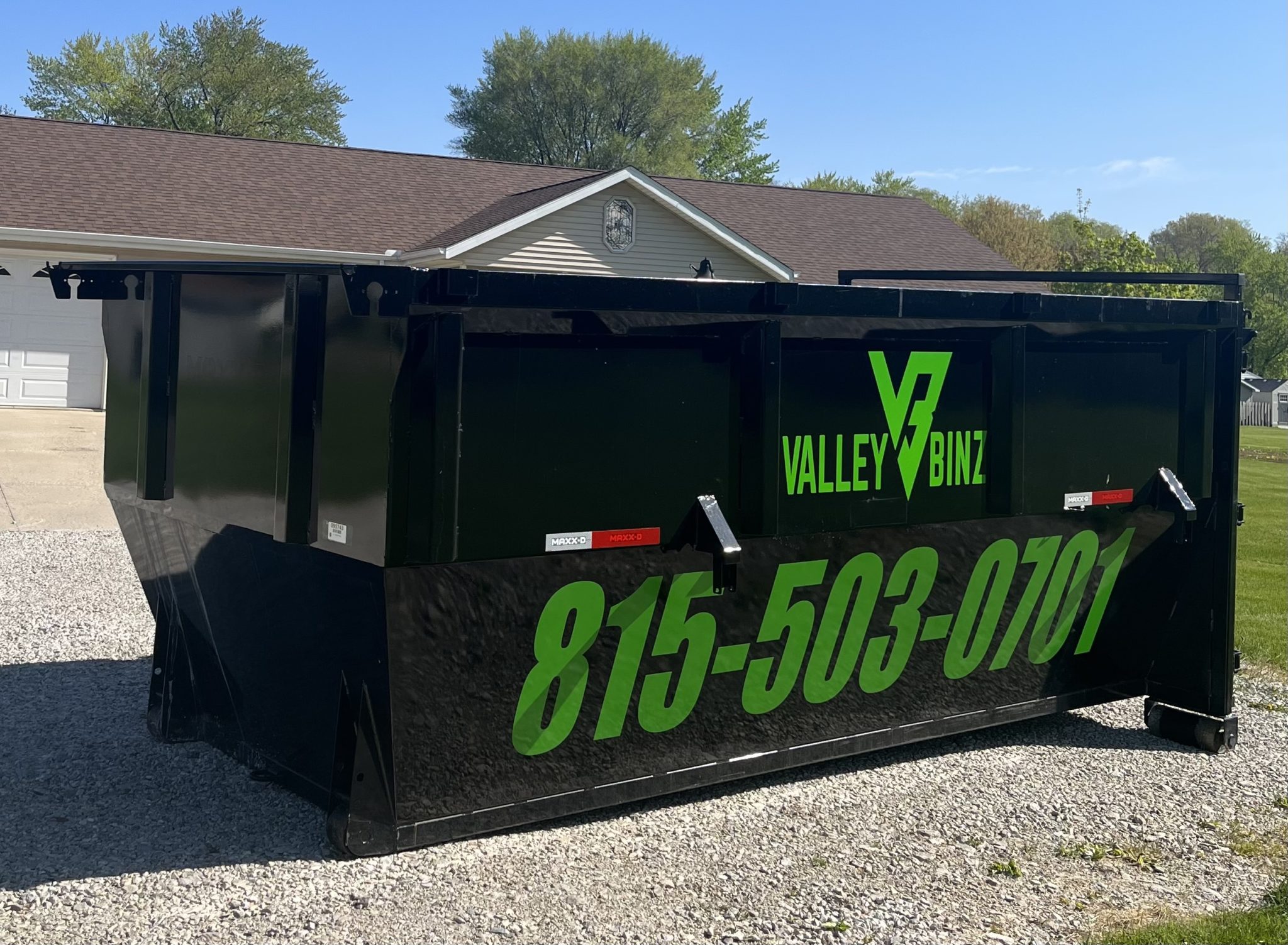 Dumpster rentals Valley Binz